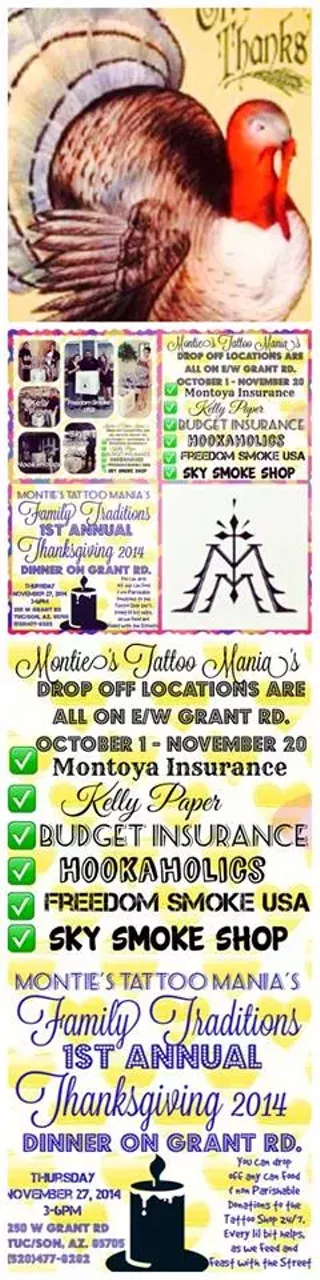 Image: 1st Annual Thanksgiving "Feed and Feast with the Streets" on Grant Rd