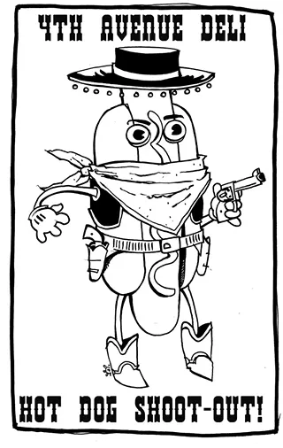 Image: 4th Avenue Deli's Hot Dog Shoot-Out