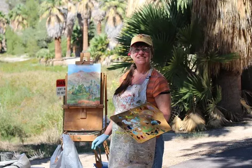 "Aleada Paints Agua Caliente Park"