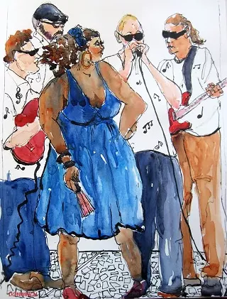Image: Angel Diamond & Her Blues Disciples