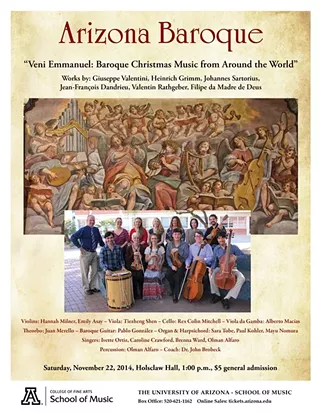 Image: Arizona Baroque: &ldquo;Veni Emmanuel: Baroque Christmas Music from Around the World&rdquo;