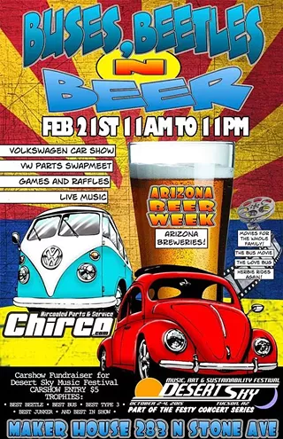 Image: Buses, Beetles, N' Beer