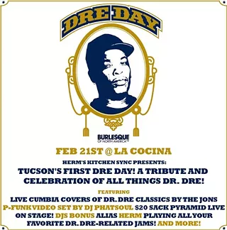Image: Kitchen Sync, Herm and Burlesque of North America present: DRE DAY TUCSON