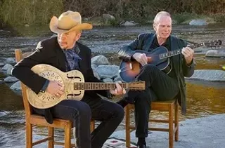 Image: Dave and Phil Alvin with The Guilty Ones