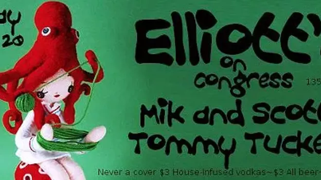 Image: Mik & Scott at Elliot's on Congress 1/20/15