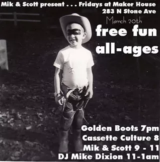Image: Golden Boots, Cassette Culture, DJ Bored-er Lord , Mik & Scott