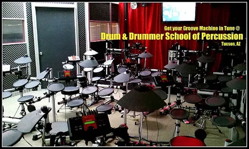 Group Classes are taught in our Electri Drum Lab