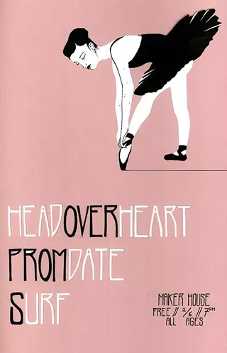 Image: HEAD OVER HEART // PROM DATE // SURF @ MAKER HOUSE