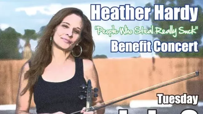 Image: Heather Hardy "People Who Steal Really Suck" Benefit Concert