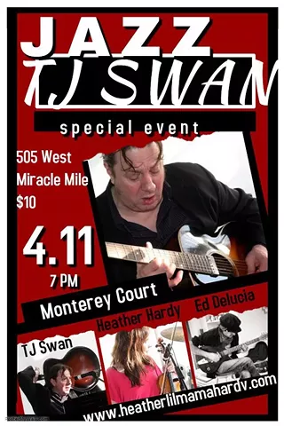 Image: Heather Hardy w/ TJ Swan, Ed Delucia, & Evan Dain