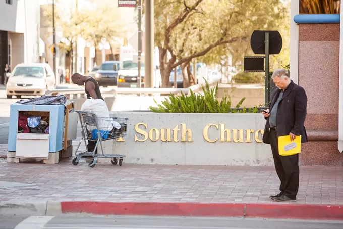 Image: Homeless in Tucson