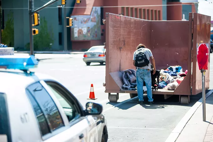 Image: Homeless in Tucson