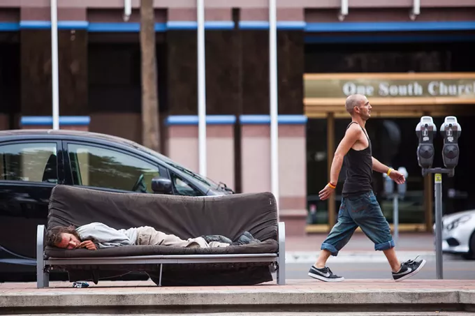 Image: Homeless in Tucson