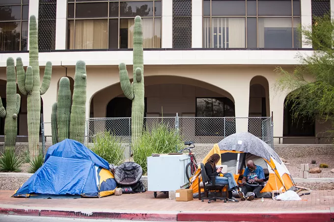 Image: Homeless in Tucson
