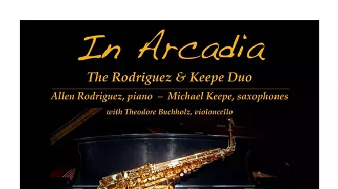 Image: "In Arcadia" featuring Mike Keepe, saxophones and Allen Rodriguez, piano