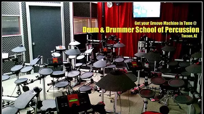 Image: Intro 8 week Drum Course for Kids (ages 6 - 9) in a class setting