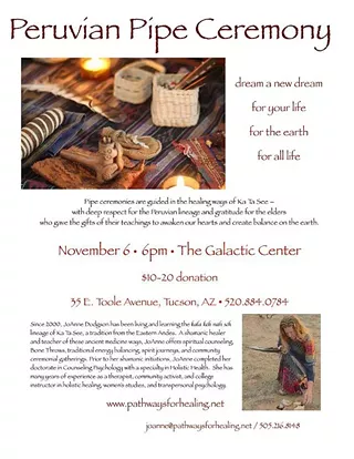 Image: Peruvian Pipe Ceremony