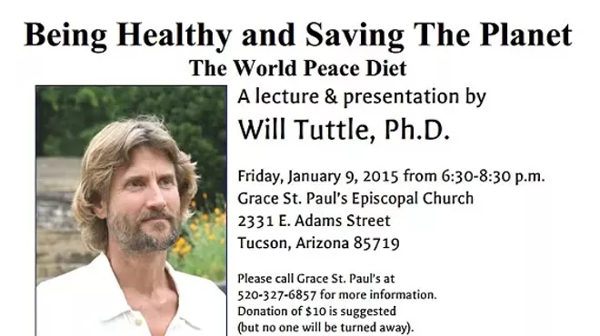 Image: Presentation by Will Tuttle, author of The World Peace Diet