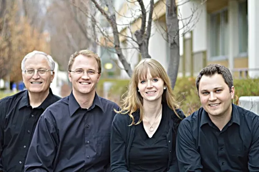 Rex Woods, piano, Alexander Woods, viola, Aubrey Woods, violin, Garrick Woods, cello