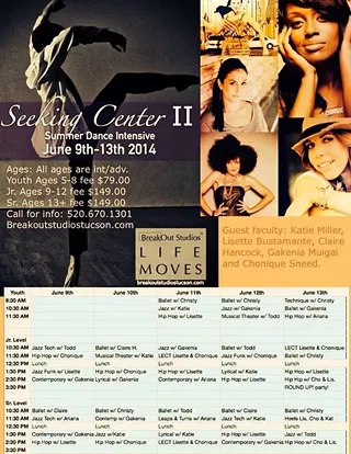 Image: Seeking Center II Summer Dance Intensive