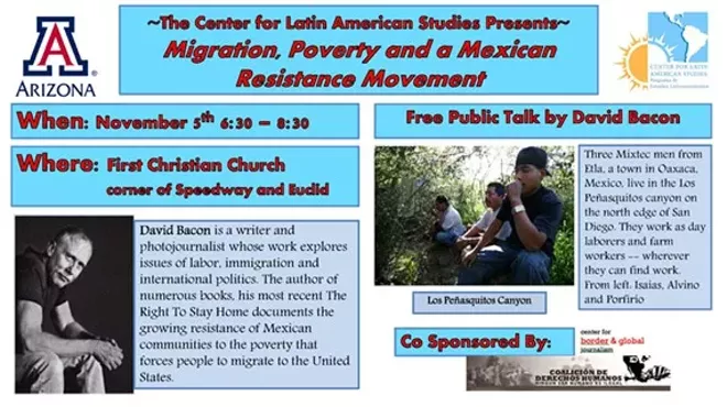 Image: Talk - 'Migration, Poverty and a Mexican Resistance Movement'
