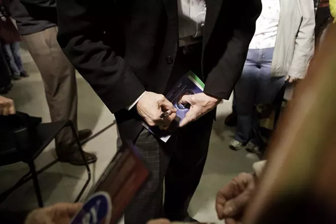 Image: Rick Perry and Joe Arpaio in Iowa, Dec. 27, 2012