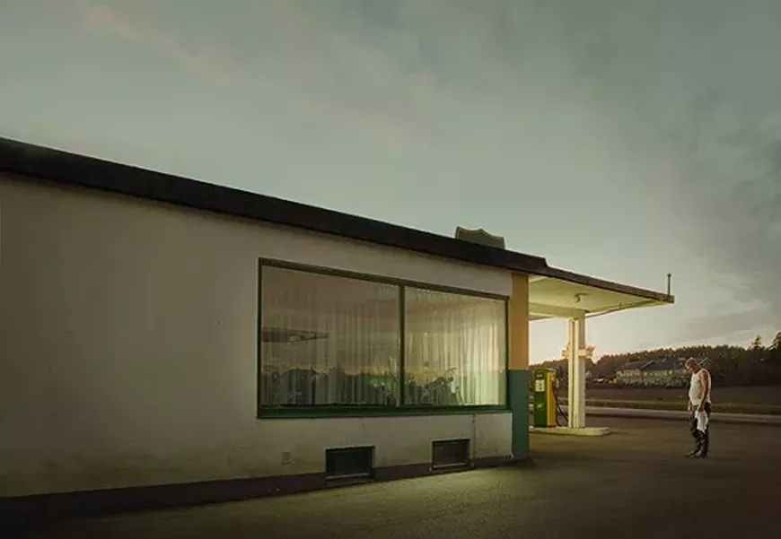 The Gas Station, 24"x36" C-Print