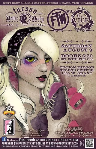 Image: Tucson Roller Derby Home Team Battle: VICE Squad vs. FTW