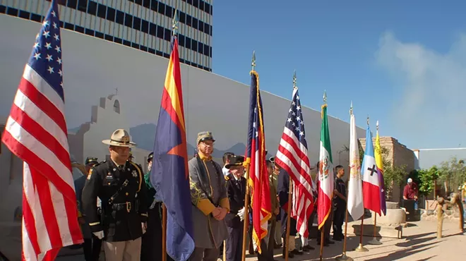 Image: Tucson's Birthday Flag-Raising Ceremony