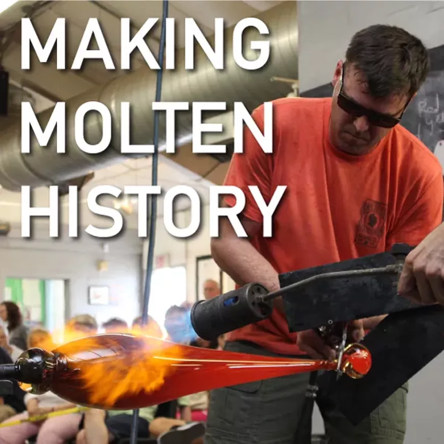 Glassblowing Demonstrations based on famous periods in art history