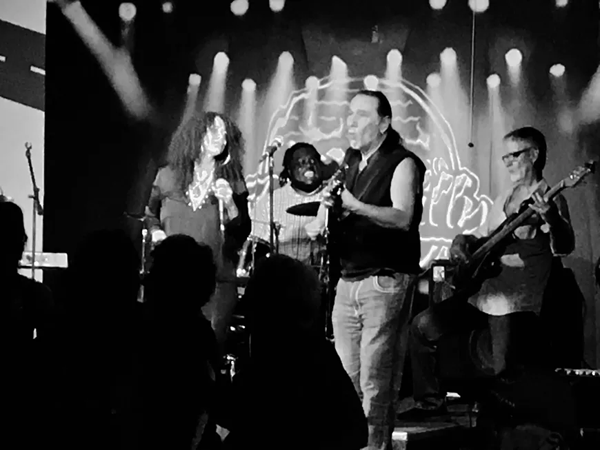 Amy V, Eric Charles, Martin Bourne and Desmond New