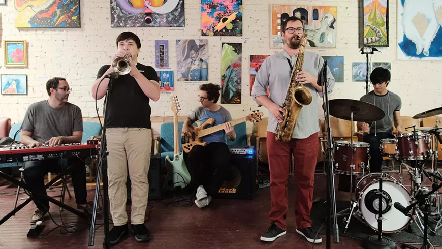 A still from our video shoot at Solar Culture Gallery