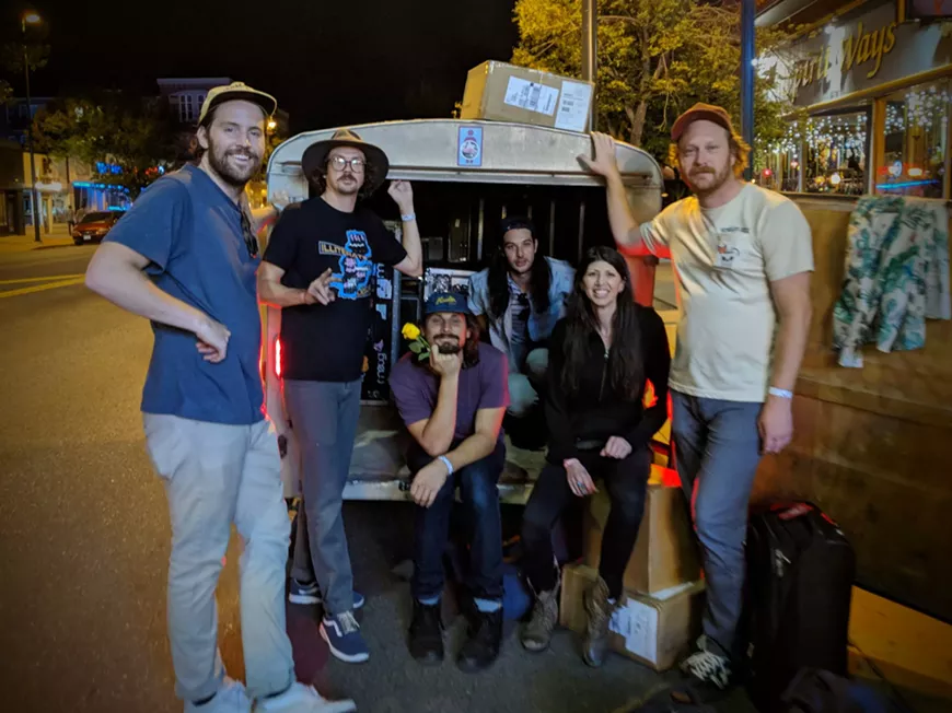 Futurebirds on the road for 10 years.