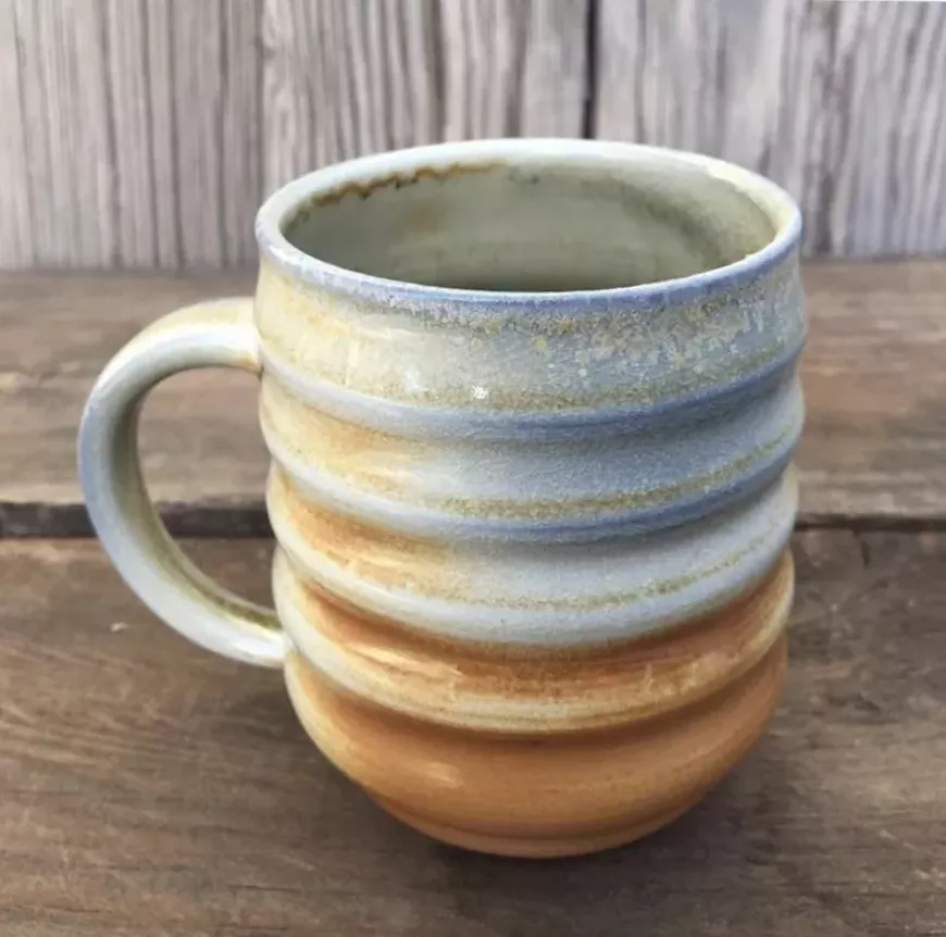 wood fired coffee mug by Jaren Stroback