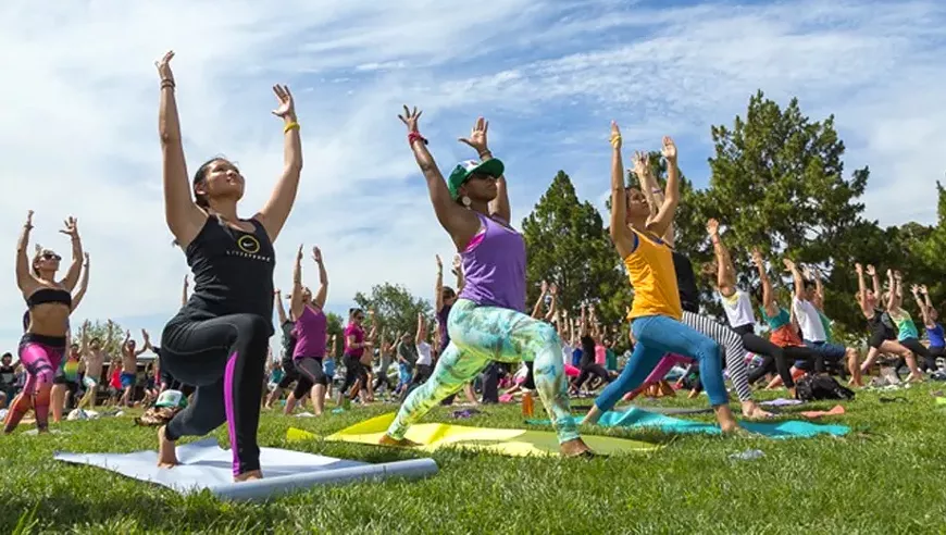 yoga at the park