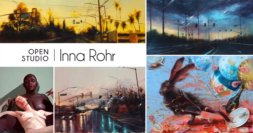 Inna Rohr open studio tour