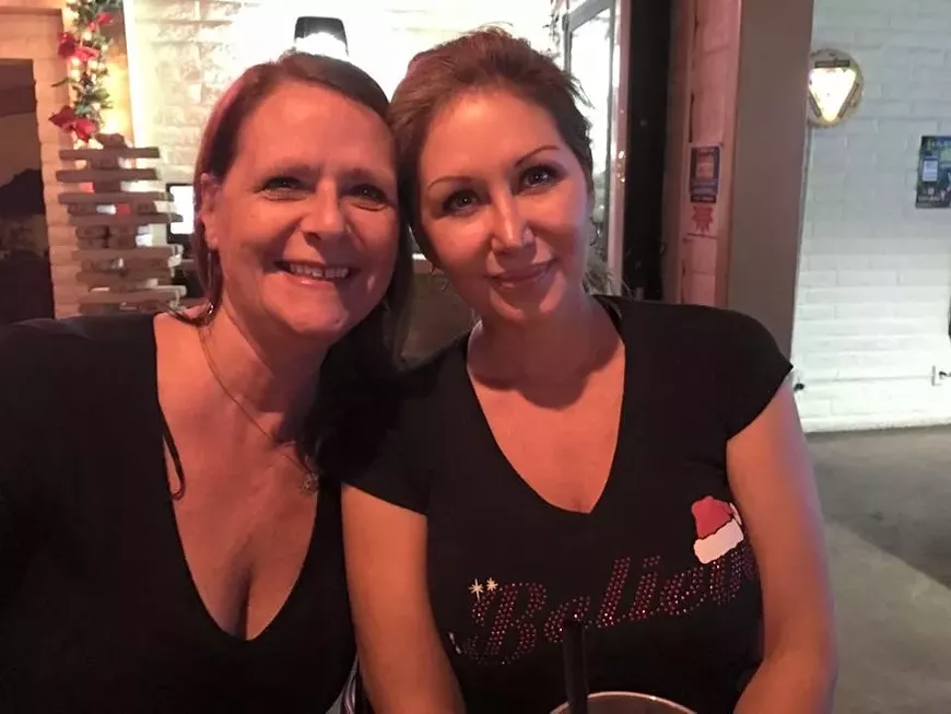 The ladies enjoying the night...