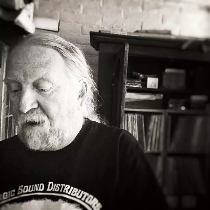 Steve Purdy in his home office