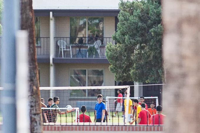 Central American children refugees were housed at a facility on Oracle and Drachman roads in 2014.