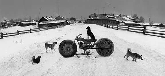 “Solovki, White Sea, Russia,” 1992, by Pentti Sammallahti, is on display at Etherton Gallery through Jan. 11.