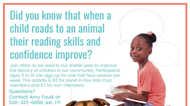 Image: Paws and Pages Literacy Program