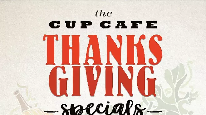 Image: Thanksgiving Specials at Cup Cafe