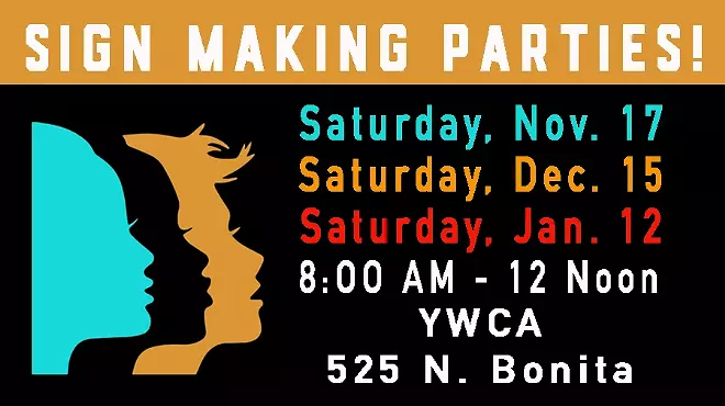 Image: Tucson Women's March Sign-Making Party