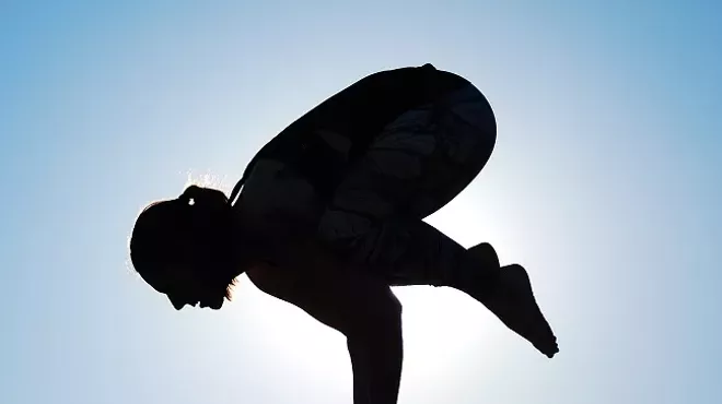 Image: Bakasana and Beer