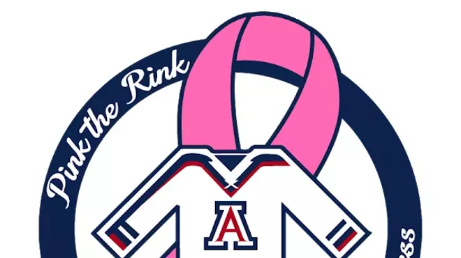 Image: UA Hockey Team to Host Fifth Annual ‘Pink the Rink’ Jan. 19