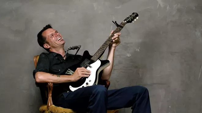 Image: Tom Walbank live in the bar at Agustin Kitchen