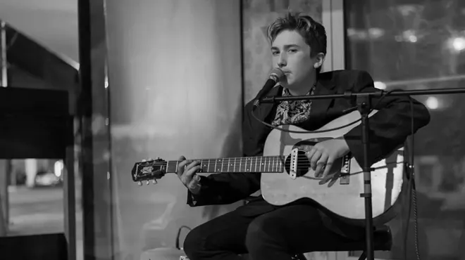 Image: Roman Barten-Sherman in the Bar at Agustin Kitchen