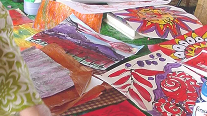 Image: Decorative Papers and Handmade artists Books Playshop with Susan Corl