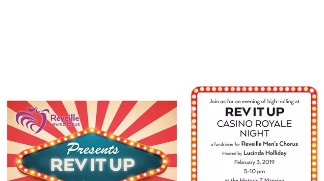 Image: Rev-It-Up Casino Royale Night, a fundraiser gala for Reveille Men's Chorus