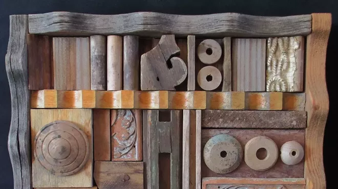 Image: Kim Crooks and Kyle Johnston - Encaustic Assemblage